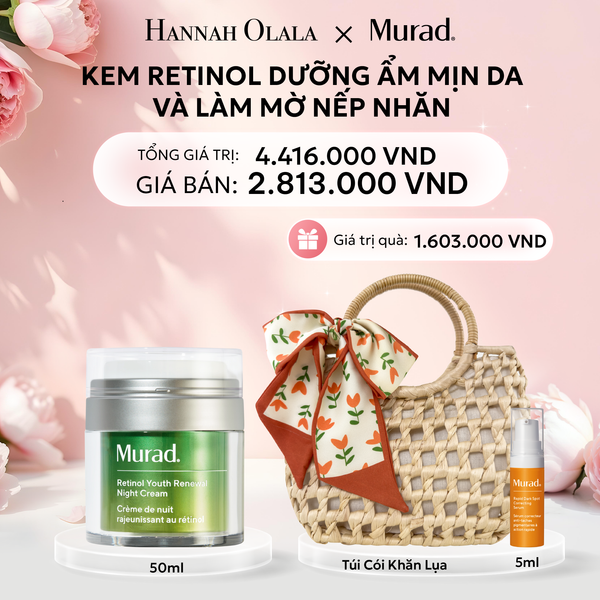  E262: DEAL 6: KEM RETINOL DƯỠNG ẨM MỊN DA VÀ LÀM MỜ NẾP NHĂN 50ML 