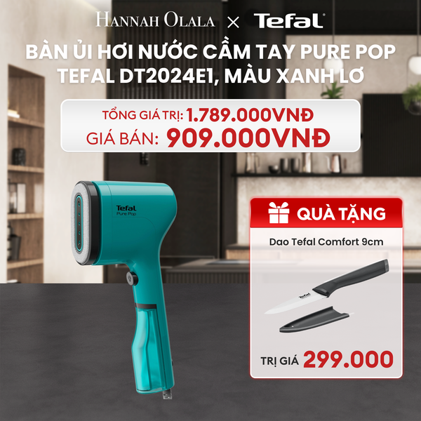  DEAL 5: BÀN ỦI HƠI NƯỚC CẦM TAY PURE POP TEFAL 