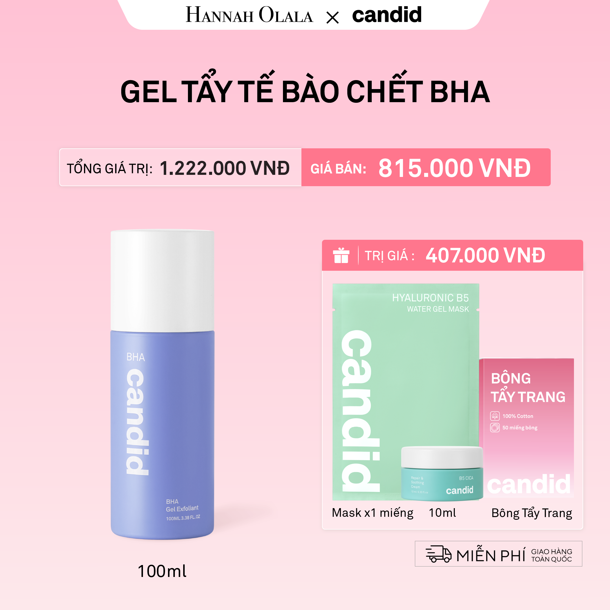 A1489_deal 14: gel tẩy tế bào chết bha 100ml