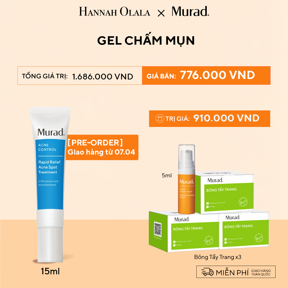 A13_deal 6: gel chấm mụn 15ml