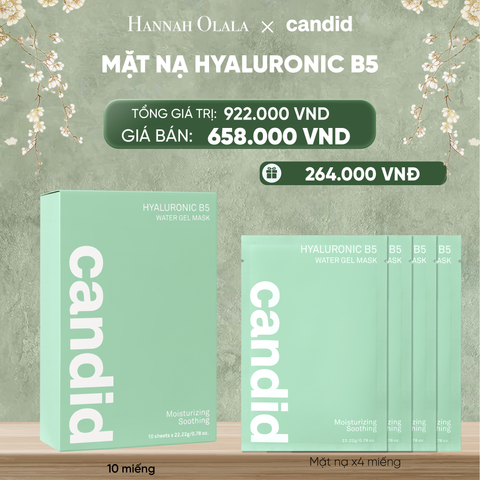 DEAL 6: HỘP 10 MIẾNG MẶT NẠ CẤP ẨM B5 
