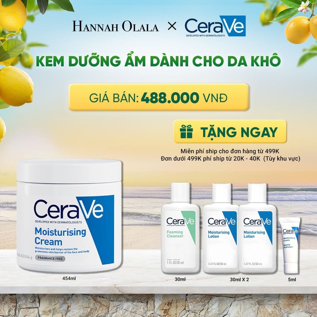  KEM DƯỠNG ẨM DÀNH CHO DA KHÔ MOISTURIZING CREAM 454G DEAL 7 