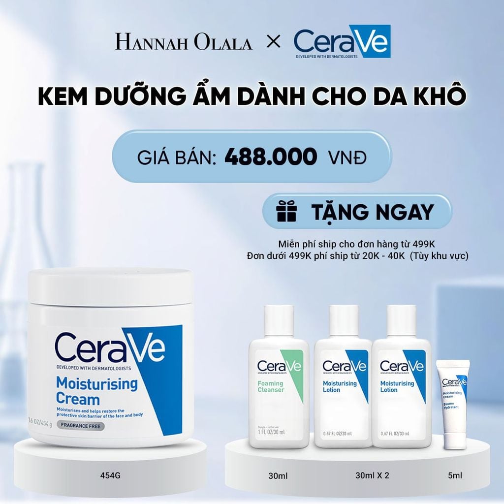  KEM DƯỠNG ẨM DÀNH CHO DA KHÔ MOISTURIZING CREAM 454G DEAL 7 