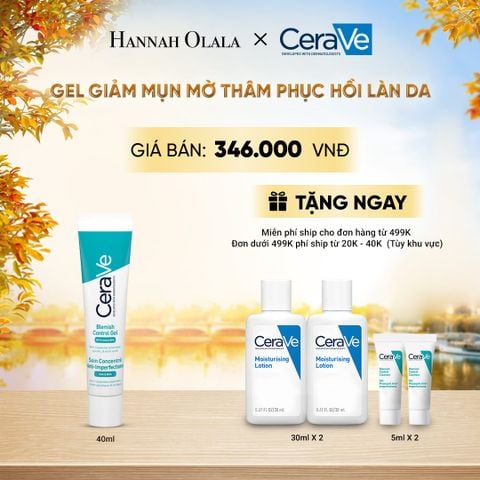 GEL GIẢM MỤN MỜ THÂM PHỤC HỒI LÀN DA CERAVE BLEMISH CONTROL GEL 40ML - E590 
