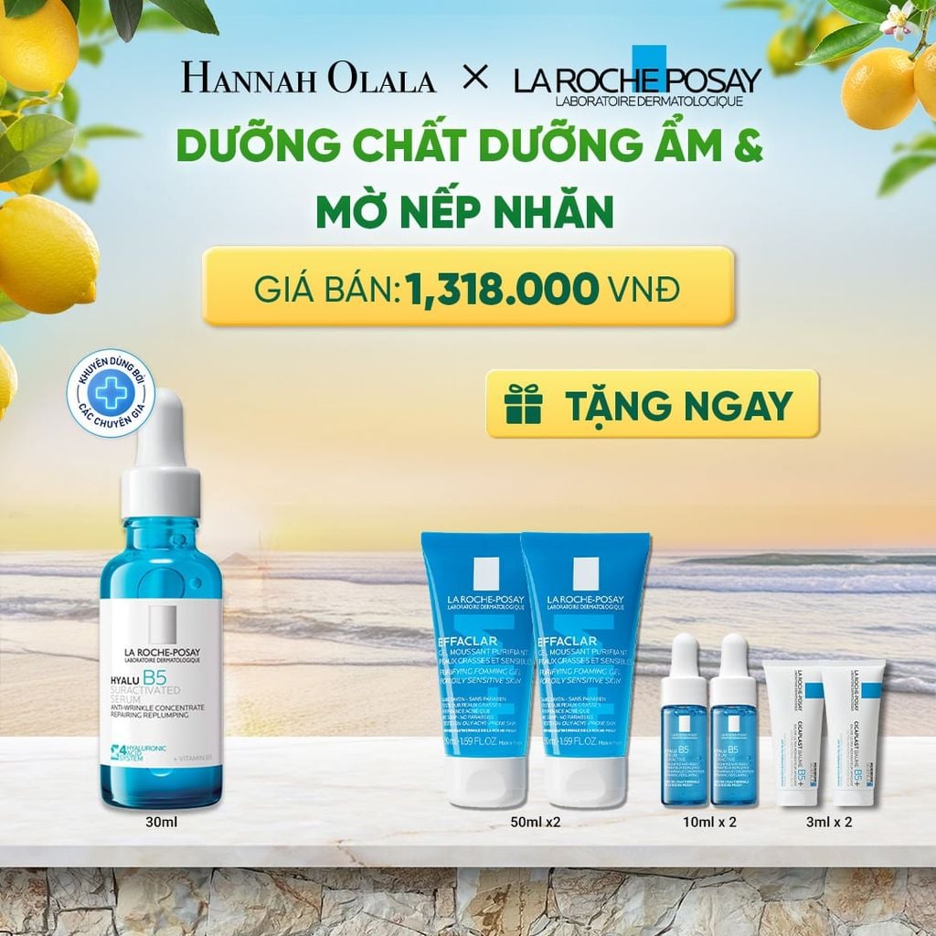  DƯỠNG CHẤT PHỤC HỒI & CUNG CẤP ĐỘ ẨM CHUYÊN SÂU HYALU B5 SERUM 30ML
([CẢI TIẾN MỚI - 4 LOẠI HA])
 DEAL 7: 