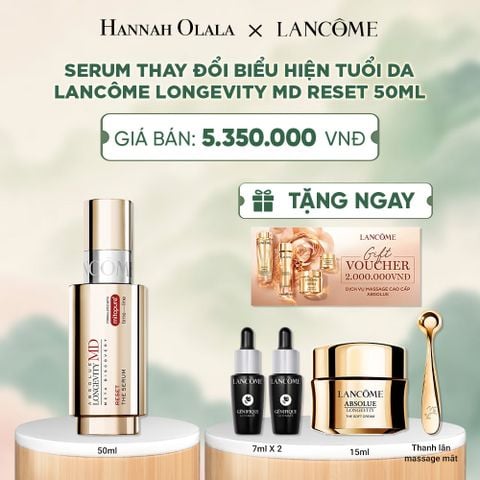  SERUM THAY ĐỔI BIỂU HIỆN TUỔI DA LANCÔME LONGEVITY MD RESET 50ML ( MỚI ) - A142 