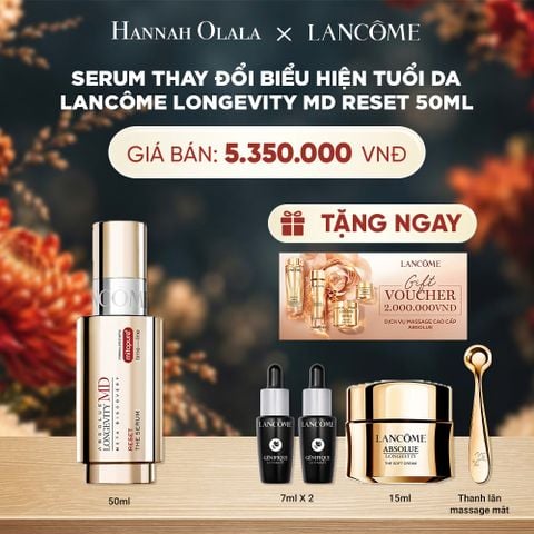  SERUM THAY ĐỔI BIỂU HIỆN TUỔI DA LANCÔME LONGEVITY MD RESET 50ML ( MỚI ) - A142 