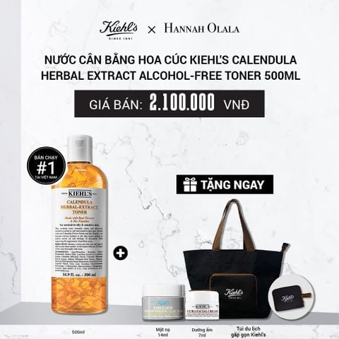  NƯỚC CÂN BẰNG HOA CÚC KIEHL'S CALENDULA HERBAL EXTRACT ALCOHOL-FREE TONER 500ML 