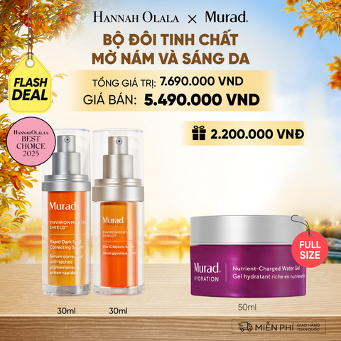  BỘ ĐÔI TINH CHẤT MỜ NÁM VÀ SÁNG DA [FLASH DEAL] DEAL 5: - E321 