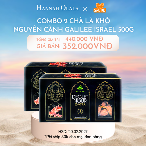  C164_DEAL 4: COMBO - 2 CHÀ LÀ KHÔ NGUYÊN CÀNH GALILEE ISRAEL 500G 