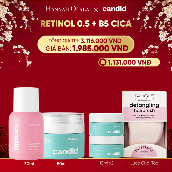  DEAL 7: RETINOL 0.5 & B5 CICA BỘ ĐÔI LÀM MỜ NẾP NHĂN VÀ DƯỠNG ẨM PHỤC HỒI CHUYÊN SÂU 