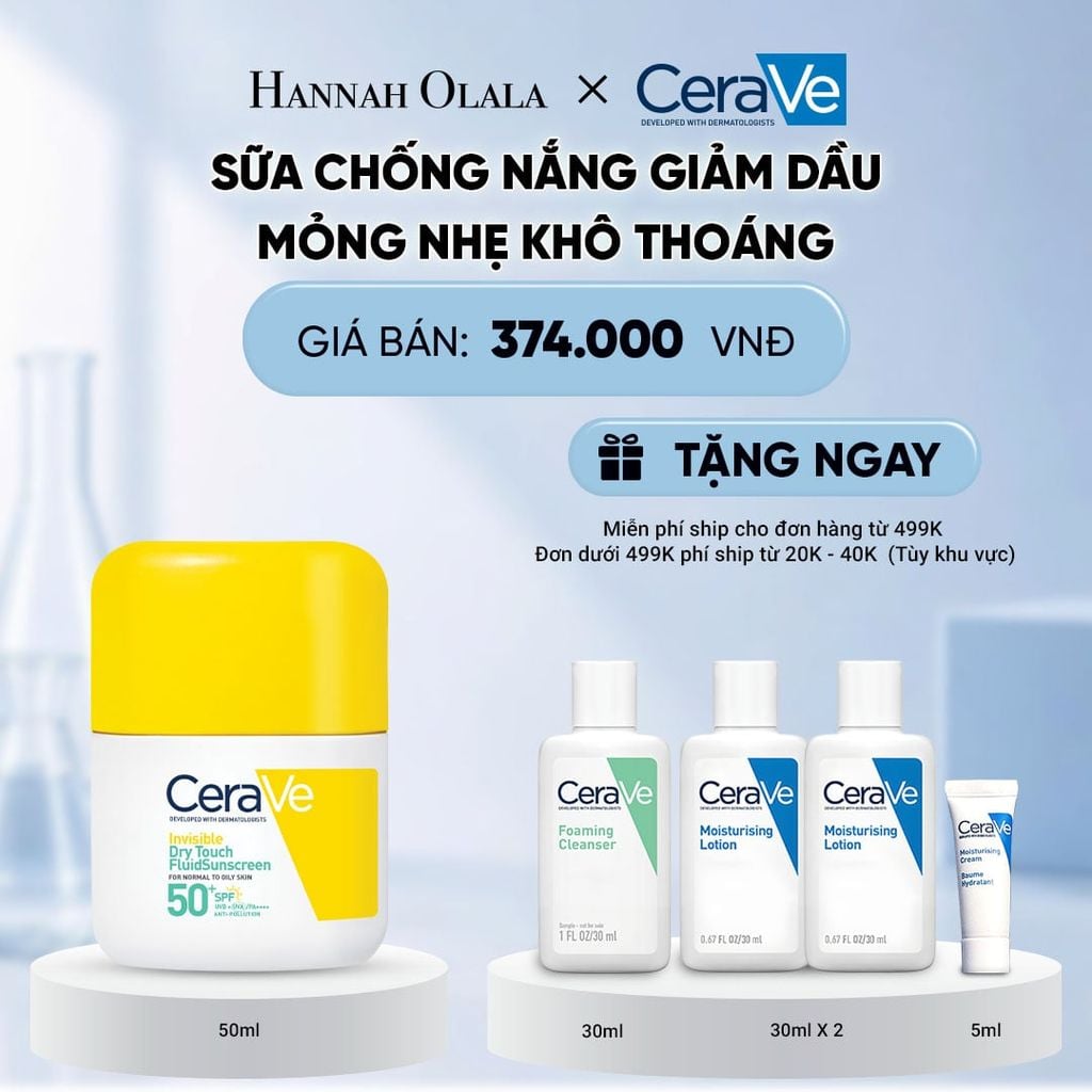  SỮA CHỐNG NẮNG GIẢM DẦU MỎNG NHẸ KHÔ THOÁNG DEAL 8 