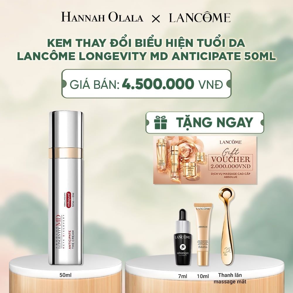  SERUM THAY ĐỔI BIỂU HIỆN TUỔI DA LANCÔME LONGEVITY MD ANTICIPATE 50ML ( MỚI ) - A143 
