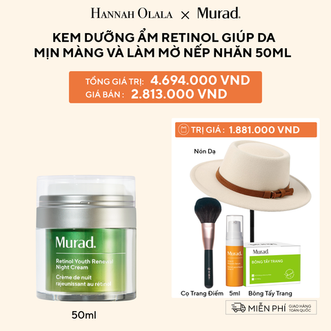  K8_DEAL 8: KEM RETINOL DƯỠNG ẨM MỊN DA VÀ LÀM MỜ NẾP NHĂN 50ML 