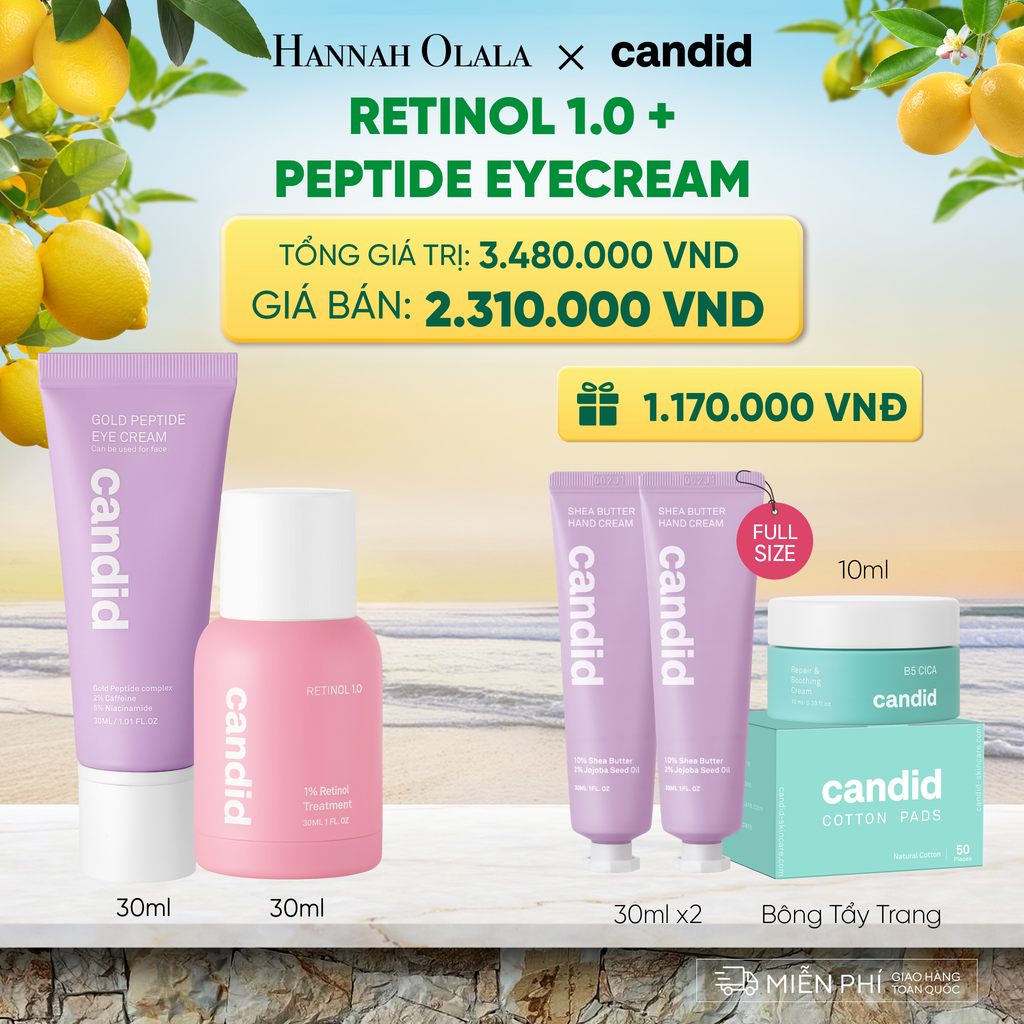  RETINOL 1.0% & PEPTIDE EYECREAM DEAL 8: 