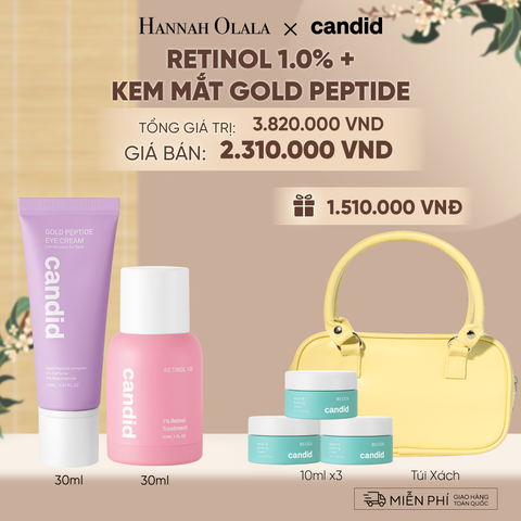  RETINOL 1.0% & GOLD PEPTIDE EYE CREAM DEAL 8: - A234 