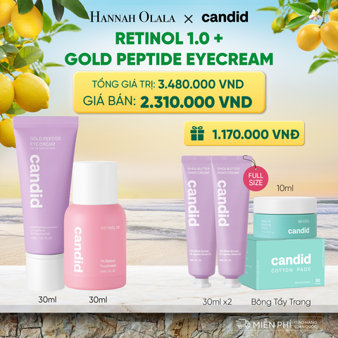  RETINOL 1.0% & GOLD PEPTIDE EYE CREAM DEAL 8: - A1272 