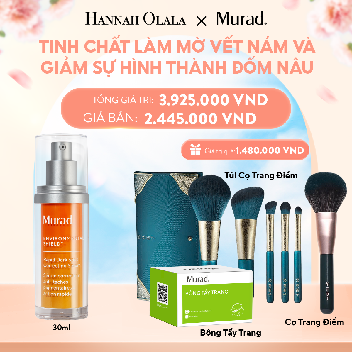  A571_DEAL 8: TINH CHẤT LÀM MỜ VẾT NÁM VÀ GIẢM SỰ HÌNH THÀNH ĐỐM NÂU 30ML 