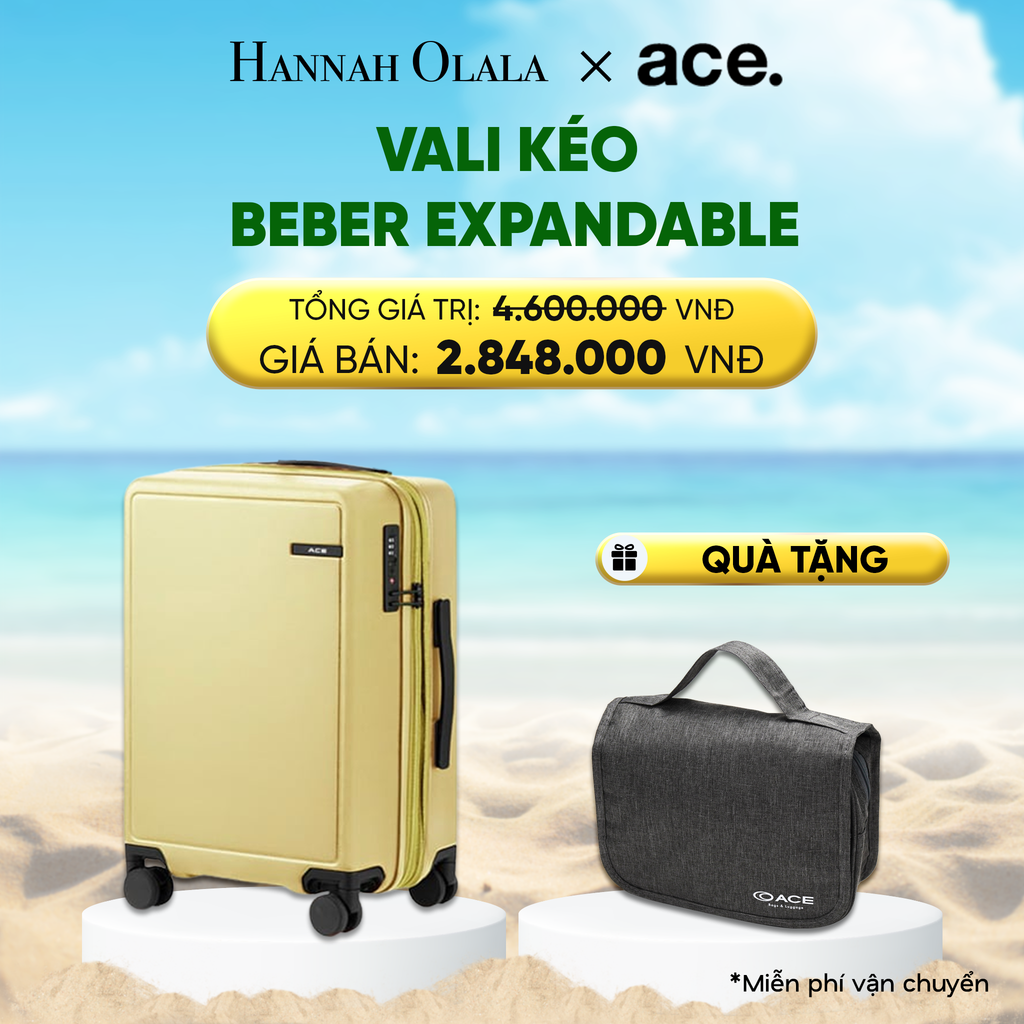  DEAL21: VALI KÉO BEBER *TẶNG KÈM BAO TRÙM HOẶC POUCH 