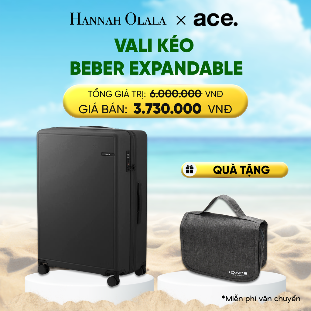  DEAL21: VALI KÉO BEBER *TẶNG KÈM BAO TRÙM HOẶC POUCH 