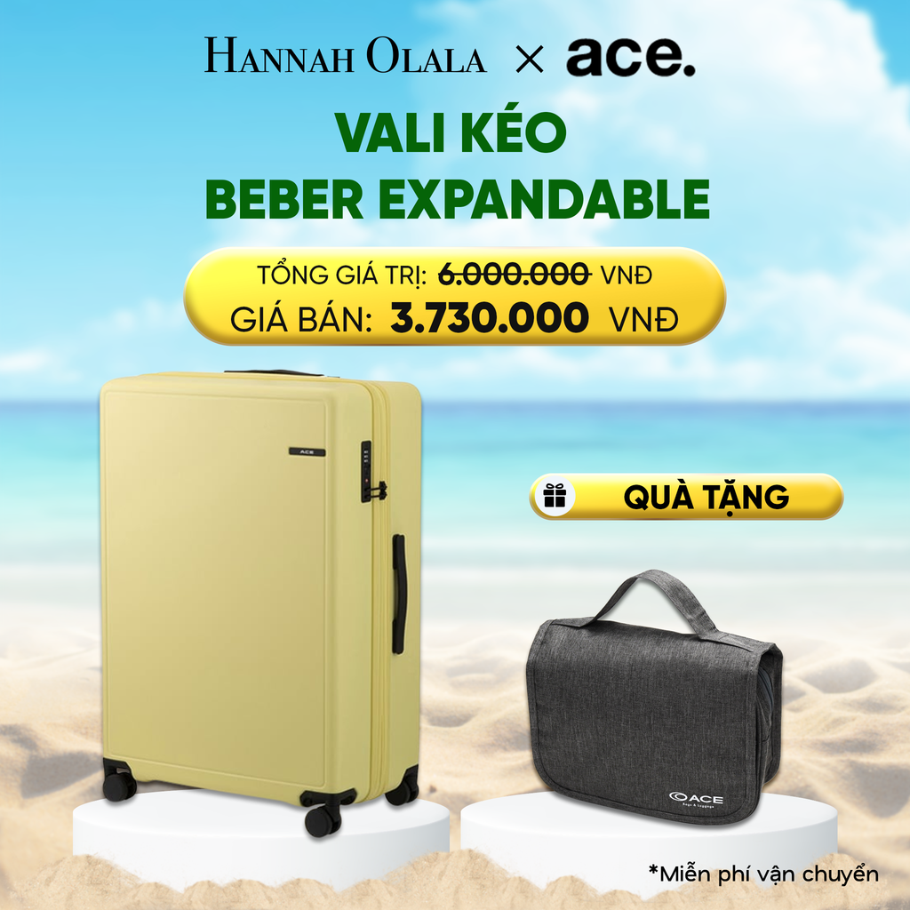  DEAL21: VALI KÉO BEBER *TẶNG KÈM BAO TRÙM HOẶC POUCH 