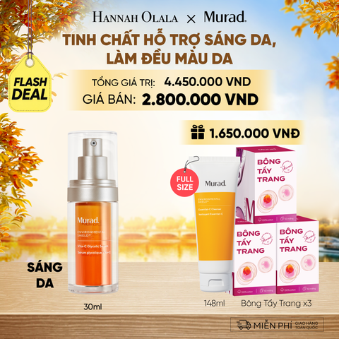  TINH CHẤT HỖ TRỢ SÁNG DA, LÀM ĐỀU MÀU DA 30ML [FLASH DEAL 7]: - E323 