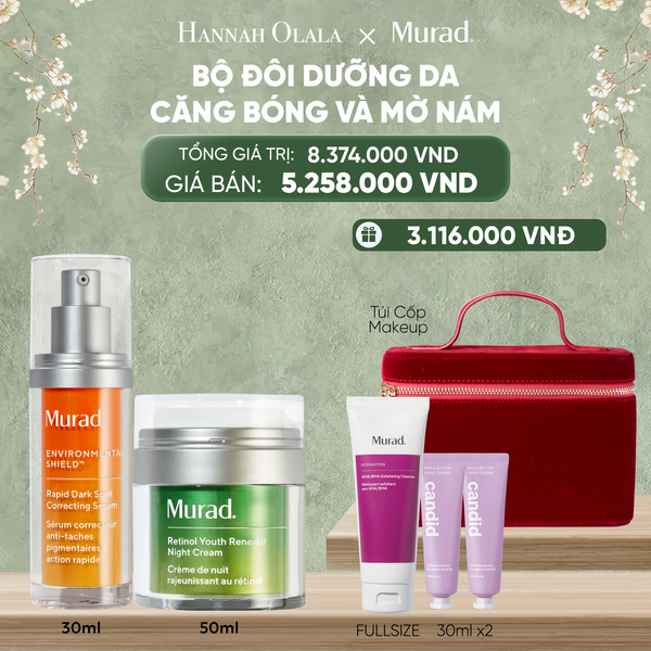  DEAL 9: BỘ ĐÔI DƯỠNG DA CĂNG BÓNG VÀ MỜ NÁM 