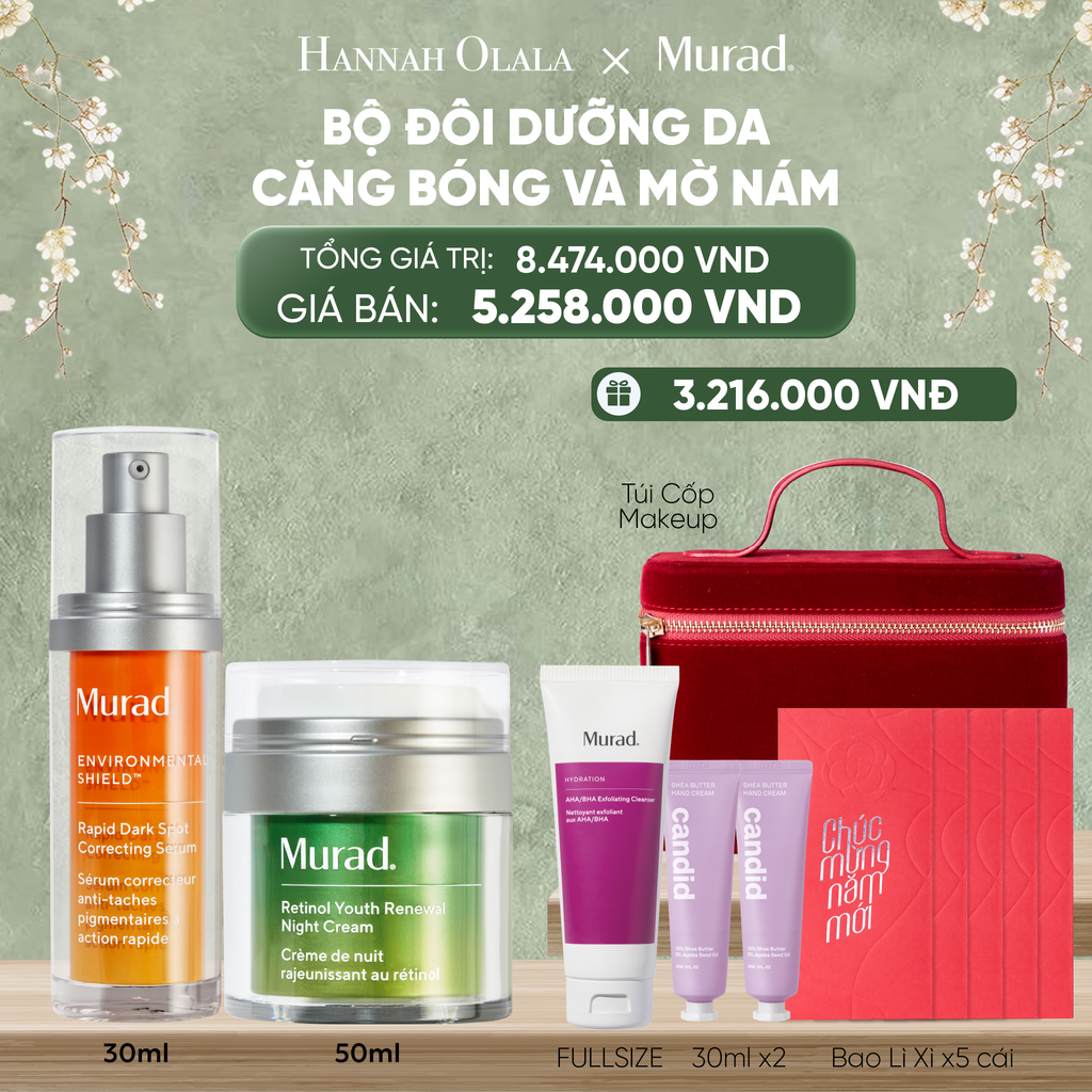  DEAL 9: BỘ ĐÔI DƯỠNG DA CĂNG BÓNG VÀ MỜ NÁM 