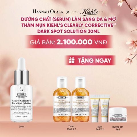  DƯỠNG CHẤT (SERUM) VITAMIN C GIÚP DA TRÔNG CĂNG BÓNG SAU 7 NGÀY KIEHL'S CLEARLY CORRECTIVE™ DARK SPOT SOLUTION 30ML - A2032 