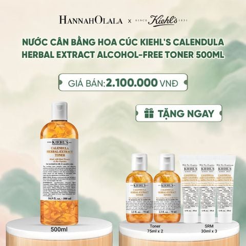 NƯỚC CÂN BẰNG HOA CÚC KIEHL'S CALENDULA HERBAL EXTRACT ALCOHOL-FREE TONER 500ML - A126 