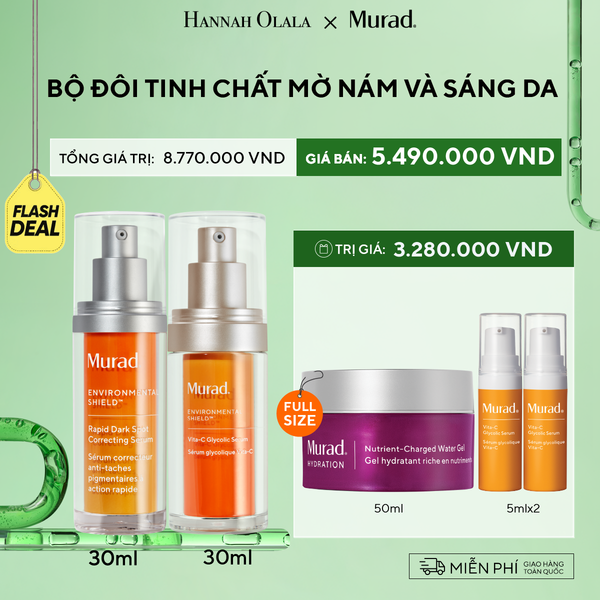  [FLASH DEAL] BỘ ĐÔI TINH CHẤT MỜ NÁM VÀ SÁNG DA  DEAL 9: 