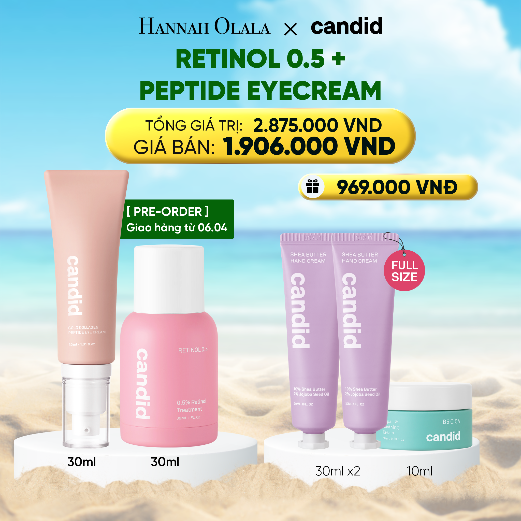 Kem Dưỡng Mắt L'Oréal Retinol 0.5% & Peptide