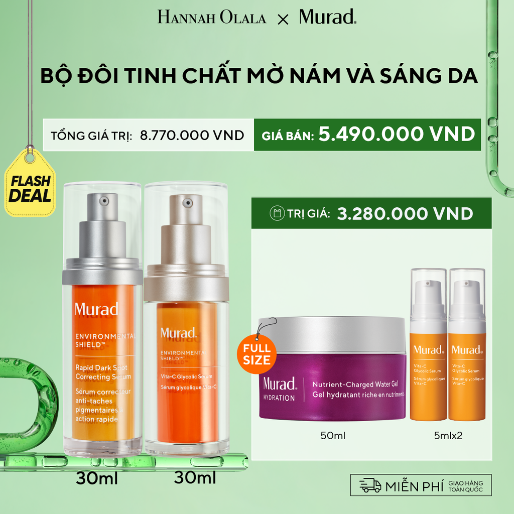  [FLASH DEAL] BỘ ĐÔI TINH CHẤT MỜ NÁM VÀ SÁNG DA  DEAL 9: - E09 