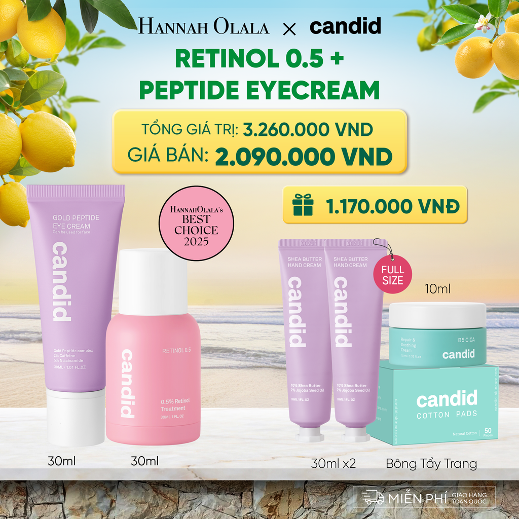  RETINOL 0.5% & PEPTIDE EYECREAM DEAL 9: 