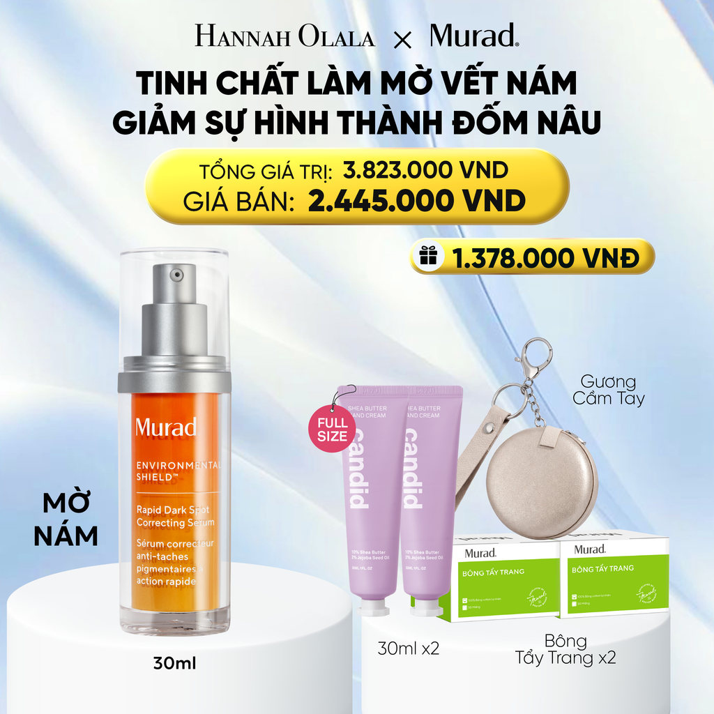  TINH CHẤT LÀM MỜ VẾT NÁM VÀ GIẢM SỰ HÌNH THÀNH ĐỐM NÂU 30ML - DEAL 7: 