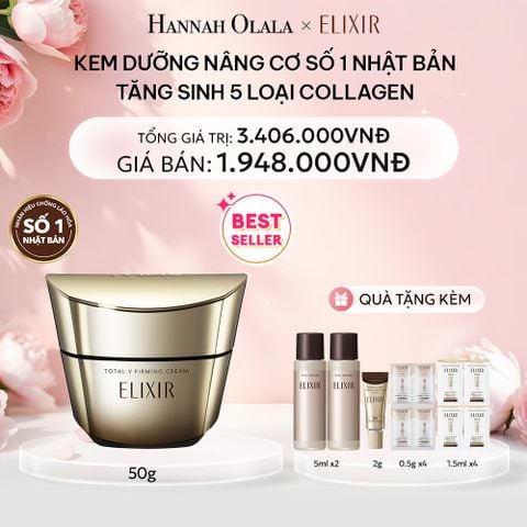 E387: DEAL 11: (01.10-04.10) KEM DƯỠNG CẢI THIỆN CHẢY XỆ NGĂN NGỪA LÃO HÓA ELIXIR TOTAL V FIRMING CREAM 50G 