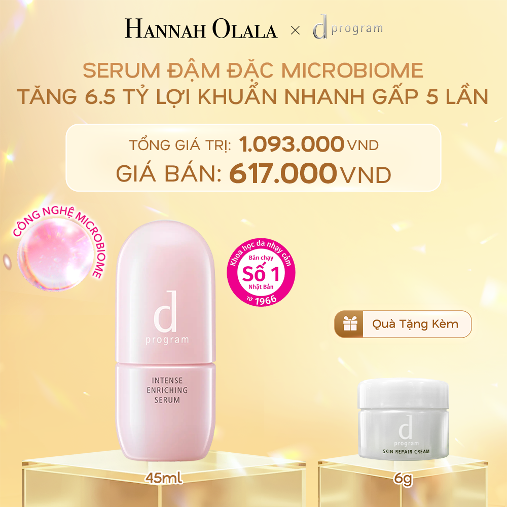  DEAL 12: SERUM GIÚP CẢI THIỆN TÌNH TRẠNG LÃO HÓA SỚM DPROGRAM INTENSE ENRICHING SERUM 45ML 