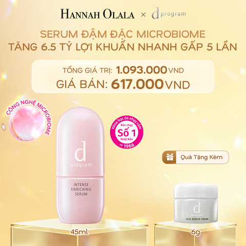  DEAL 12: SERUM GIÚP CẢI THIỆN TÌNH TRẠNG LÃO HÓA SỚM DPROGRAM INTENSE ENRICHING SERUM 45ML 