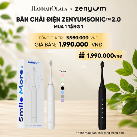  [MUA 1 TẶNG 1] BÀN CHẢI ĐIỆN ZENYUM SONIC 2.0 