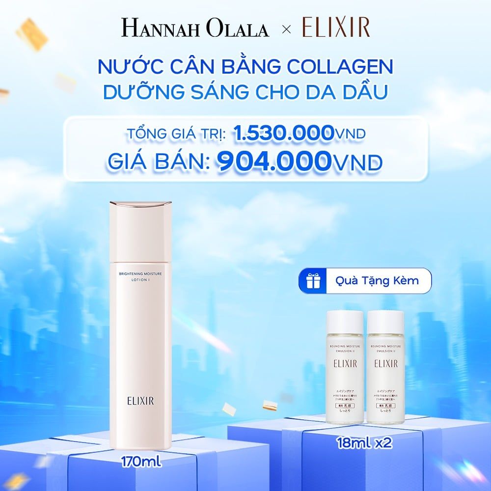  A61: DEAL 26: NƯỚC DƯỠNG TRẮNG DA & NGĂN NGỮA LÃO HÓA ELIXIR WHITE WHITENING CLEAR LOTION T I 170ML 