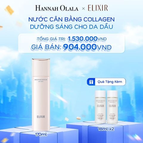  A61: DEAL 26: NƯỚC DƯỠNG TRẮNG DA & NGĂN NGỮA LÃO HÓA ELIXIR WHITE WHITENING CLEAR LOTION T I 170ML 