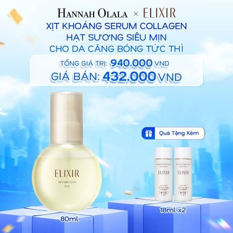  A59: DEAL 24: XỊT KHOÁNG DƯỠNG ẨM TỨC THÌ ELIXIR SUPERIEUR LUMINOUS GLOW MIST 80ML 