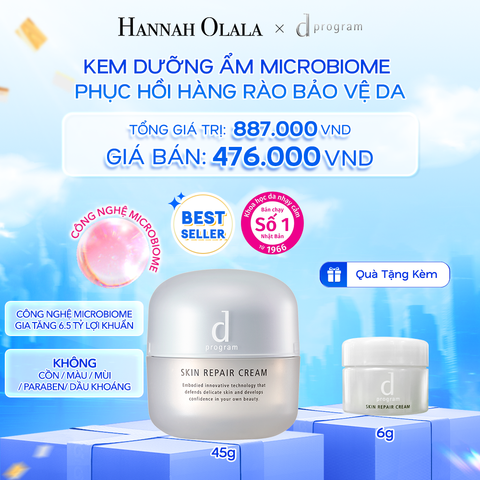  A36: DEAL 3: KEM DƯỠNG ẨM VÀ PHỤC HỒI DA D PROGRAM SKIN REPAIR CREAM 45G 