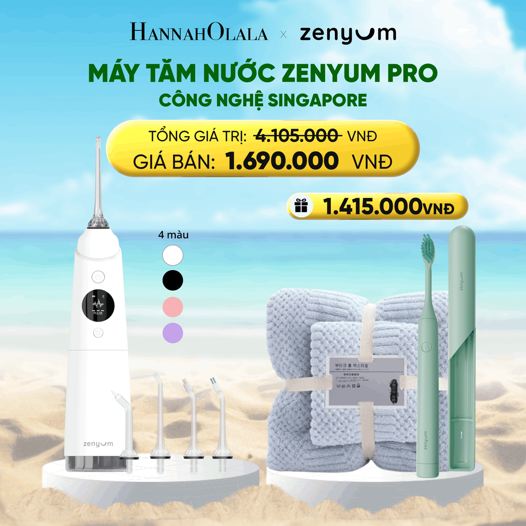  DEAL 1: MÁY TĂM NƯỚC ZENYUM PRO - CÔNG NGHỆ SINGAPORE 