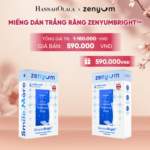  [MUA 1 TẶNG 1] HỘP 14 MIẾNG DÁN TRẮNG RĂNG TỰ TAN ZENYUM BRIGHT - A423 