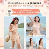  A513_DEAL 6: SET ĐỒ BƠI 02 MÓN ELOISE BODYSUIT - MER BLEUE SWIMWEAR 
