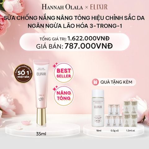  E393: DEAL 16: (01.10-04.10) SỮA CHỐNG NẮNG NÂNG TÔNG ELIXIR DAY CARE REVOLUTION TONE UP 35ML 