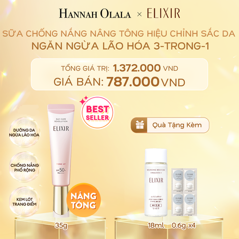  B331:_DEAL 17: SỮA CHỐNG NẮNG NÂNG TÔNG ELIXIR DAY CARE REVOLUTION TONE UP 35ML 