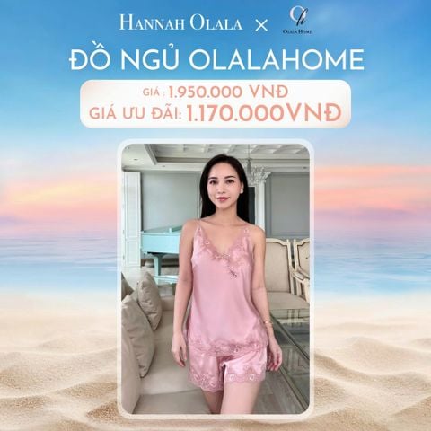  DEAL 1: ĐỒ NGỦ NGẮN LỤA - MÀU HỒNG 