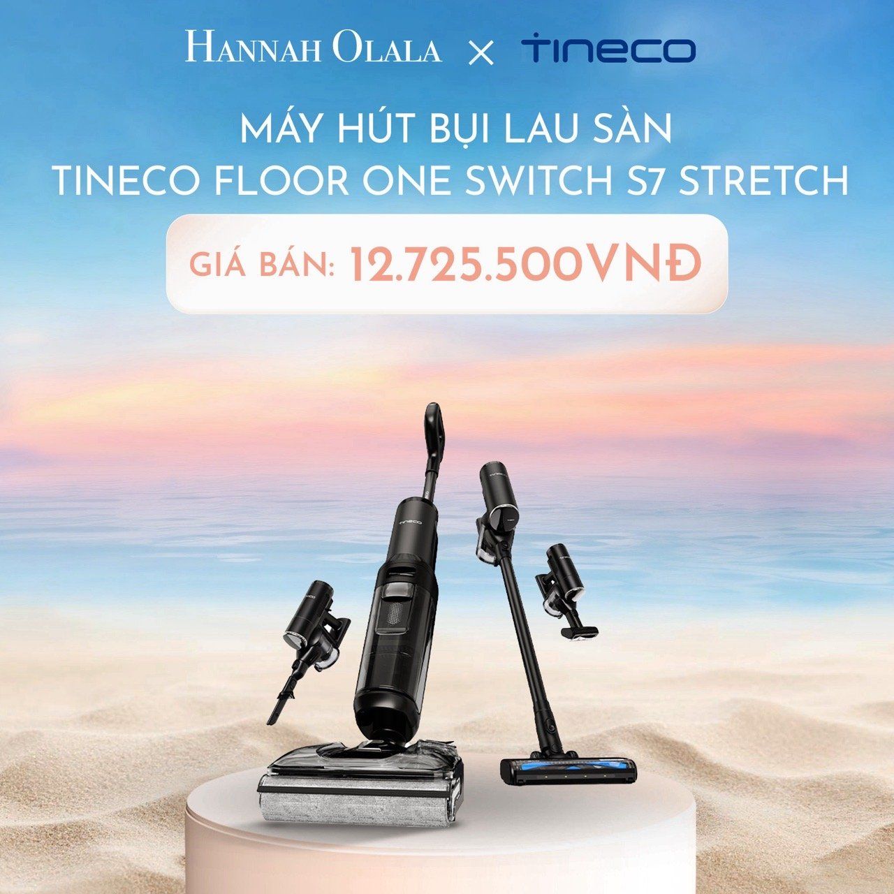  DEAL 3: MÁY HÚT BỤI LAU SÀN TINECO FLOOR ONE SWITCH S7 STRETCH 
